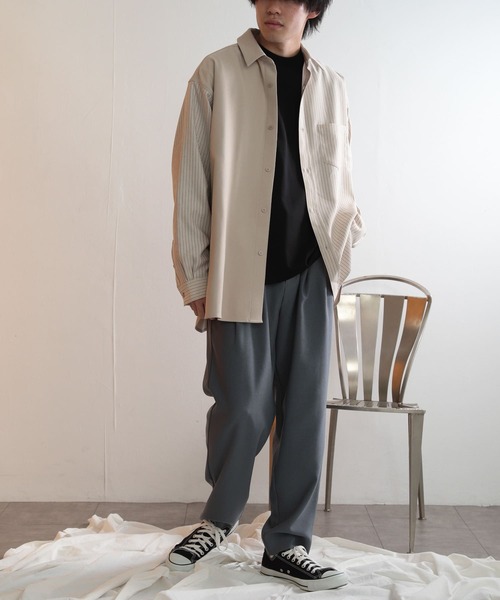 SENSE OF PLACE by URBAN RESEARCH（センスオブプレイスバイアーバンリサーチ）の「チェックウールライクブロックドシャツ（シャツ/ブラウス・メンズ・その他1/その他2・LARGE/MEDIUM）」の15枚目の写真