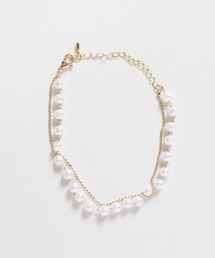 ROOPTOKYO | ダブルチェーン パールブレスレット(ブレスレット)