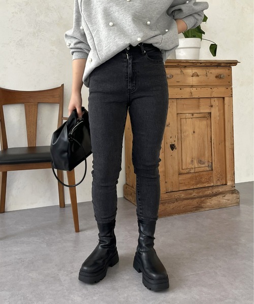 prose verse（プロズヴェール）の「ストレッチスキニーデニム（デニムパンツ・レディース・ブラック/ブルー/サックスブルー・LARGE/MEDIUM/MP）」の17枚目の写真