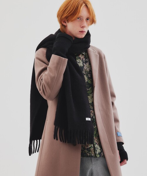 tk.TAKEO KIKUCHI（ティーケータケオキクチ）の「◆ソフト大判マフラーストール（マフラー・メンズ・ブラック/ベージュ/オフホワイト/ブラック系1/グレー系1・00）」の21枚目の写真