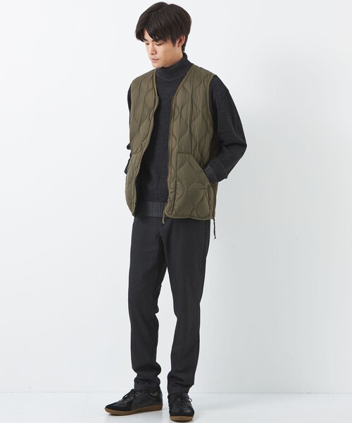 TAION（タイオン）の「＜TAION＞ミリタリー Vネック ダブルジップ