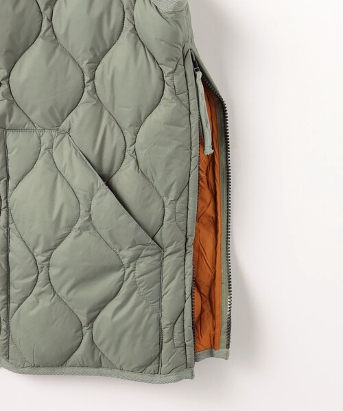 TAION(タイオン)の「<TAION>ミリタリー Vネック ダブルジップ ダウンベスト(ダウンベスト・メンズ・オリーブ/ブラック/ライトグレー/ケリーグリーン・L/M/XL)」の17枚目の写真