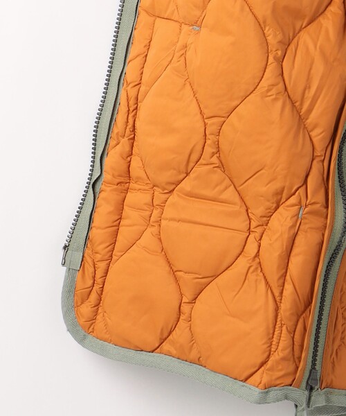 TAION(タイオン)の「<TAION>ミリタリー Vネック ダブルジップ ダウンベスト(ダウンベスト・メンズ・オリーブ/ブラック/ライトグレー/ケリーグリーン・L/M/XL)」の19枚目の写真