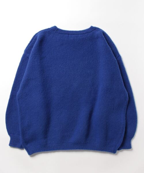PICCIN（ピッチン）の「クルーネックオーバーサイズニット（ニット/セーター・レディース・チャコールグレー/ピンク/ブルー/イエロー/オフホワイト・M）」の6枚目の写真