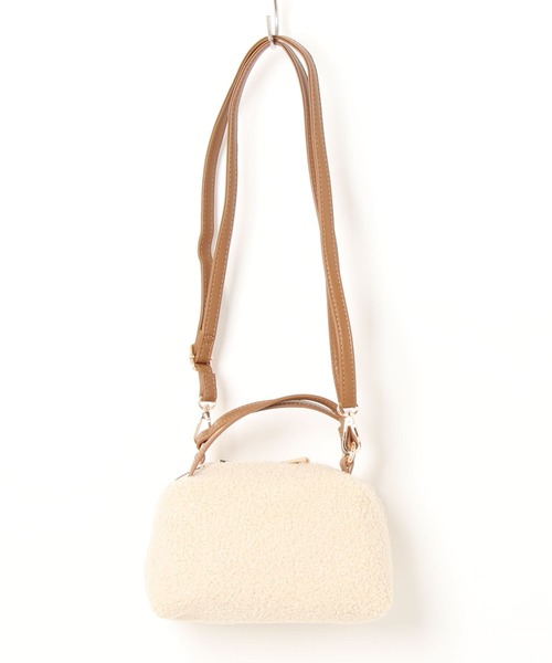 KOBE LETTUCE（コウベレタス）の「[ 選べる2素材 ] 2ハンドルミニバッグ（ハンドバッグ・レディース・ベージュ系/グレー系/ブラック系1/ホワイト系/ブラック系・FREE）」の20枚目の写真