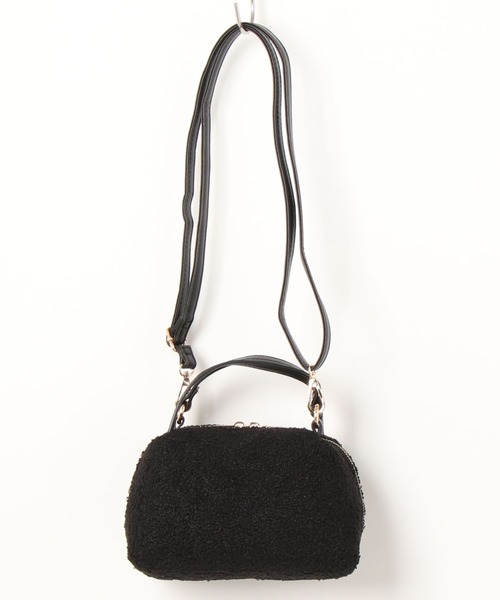 KOBE LETTUCE（コウベレタス）の「[ 選べる2素材 ] 2ハンドルミニバッグ（ハンドバッグ・レディース・ベージュ系/グレー系/ブラック系1/ホワイト系/ブラック系・FREE）」の17枚目の写真