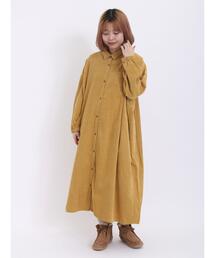 Samansa Mos2 | コーディロイシャツワンピース(ワンピース)