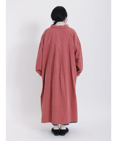 Samansa Mos2（サマンサ モスモス）の「コーディロイシャツワンピース（ワンピース・レディース・モカ/ピンク/グリーン/イエロー/ベージュ・F）」の21枚目の写真