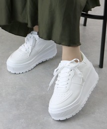 LOVEHUNTER | LOVE HUNTER/ 厚底 ローカット コートスニーカー 7.5cmヒール ダッドスニーカー 韓国ファッション レディース (1650)(スニーカー)