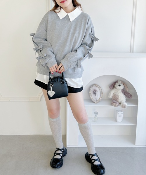 Loueme（ルエム）の「2WAYハートチャームショルダーバッグ（ショルダーバッグ・レディース・ブラック/シルバー/ピンク・FREE）」の15枚目の写真
