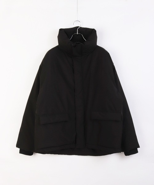 WESTSEA(ウエストシー)の「防風中綿 ハイネック ファイバーダウンハーフジャケット(その他アウター・メンズ・ブラック/ベージュ・L/XL/M)」の4枚目の写真