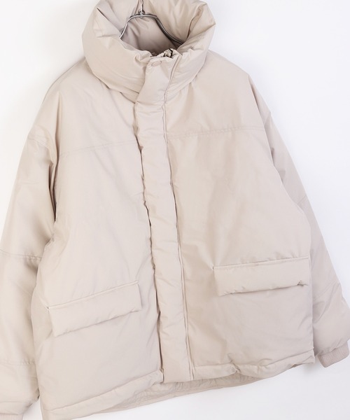 WESTSEA(ウエストシー)の「防風中綿 ハイネック ファイバーダウンハーフジャケット(その他アウター・メンズ・ブラック/ベージュ・L/XL/M)」の8枚目の写真