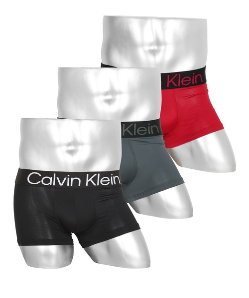 Calvin Klein(カルバン・クライン)の「Calvin Klein カルバンクライン 【3枚セット】Bold Logo メンズ ローライズボクサーパンツ(ボクサーパンツ・メンズ・ブラック/ブラック系2/その他/その他1・SMALL/LARGE/MEDIUM/X-LARGE)」の4枚目の写真