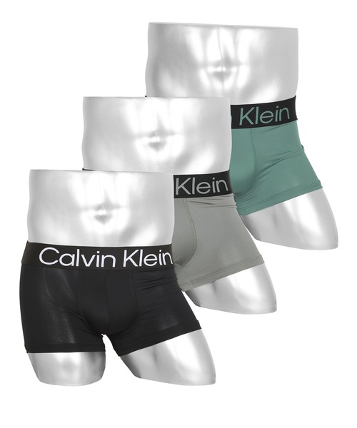Calvin Klein(カルバン・クライン)の「Calvin Klein カルバンクライン 【3枚セット】Bold Logo メンズ ローライズボクサーパンツ(ボクサーパンツ・メンズ・ブラック/ブラック系2/その他/その他1・SMALL/LARGE/MEDIUM/X-LARGE)」の3枚目の写真