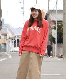 KRIFF MAYER Lady's Collection | のび～る小花刺繍クルー(スウェット)