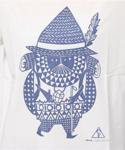 Ne-net（ネネット）の「(O)(S)Ne×CF T（Tシャツ/カットソー・レディース・ピンク/オフホワイト/イエロー・03/02）」の8枚目の写真