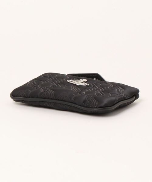 Vivienne Westwood(ヴィヴィアンウエストウッド)の「RE-SATIN ORBORAMA COIN PURSE(コインケース・レディース・ブラック/グリーン・FREE)」の4枚目の写真