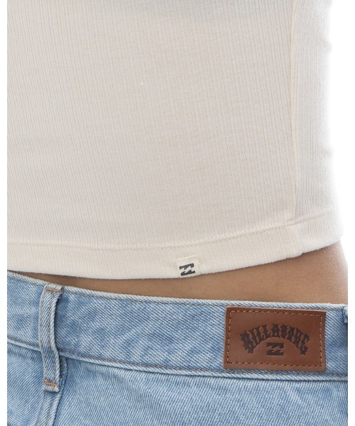 BILLABONG(ビラボン)の「【直営店限定】BILLABONG レディース 2WAY BABY FIT LS TEE ロンT 【2024年春夏モデル】/ビラボンクロップドストレッチリブランドネックロングカットソー(Tシャツ/カットソー・レディース・アイボリー/ピンク/ネイビー/オレンジ・MEDIUM)」の8枚目の写真