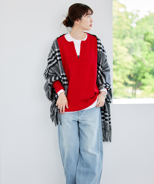 【美品】 JOURNAL STANDARD MUSIC カフタンプルオーバー 赤 JOURNAL STANDARD｜《WEB限定追加》MUSIC カフタンプルオーバー