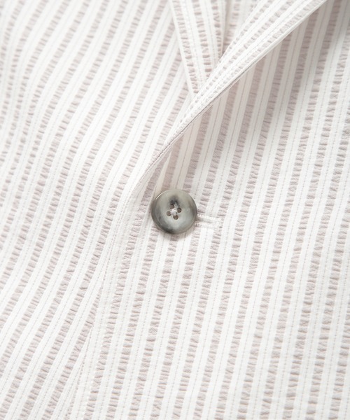 MEN'S BIGI(メンズビギ)の「【COOL MAX】サッカーストライプテーラードジャケット(テーラードジャケット・メンズ・ネイビー/グレー/グリーン・01/04/03/02)」の10枚目の写真