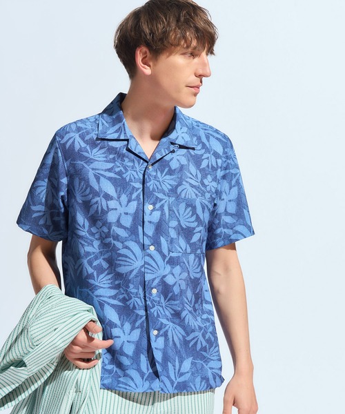 MEN'S BIGI(メンズビギ)の「【COOL MAX】サッカーストライプテーラードジャケット(テーラードジャケット・メンズ・ネイビー/グレー/グリーン・01/04/03/02)」の22枚目の写真