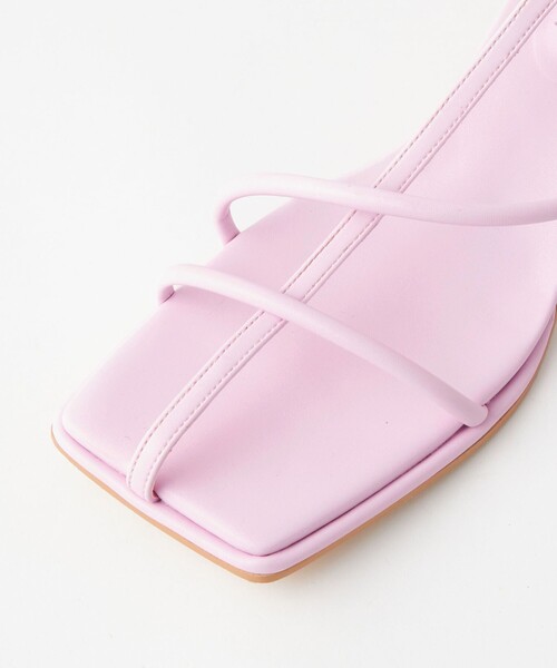 EMMEL REFINES(エメルリファインズ)の「<EMMEL REFINES>EM ストラップ ヒール サンダル(サンダル・レディース・ブラック/ライラック/ライム/シルバー・S/L/M)」の17枚目の写真