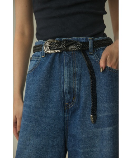 BLACK BY MOUSSY（ブラックバイマウジー）の「knitting belt(ニッティングベルト)（ベルト・レディース・ブラック・FREE）」の3枚目の写真