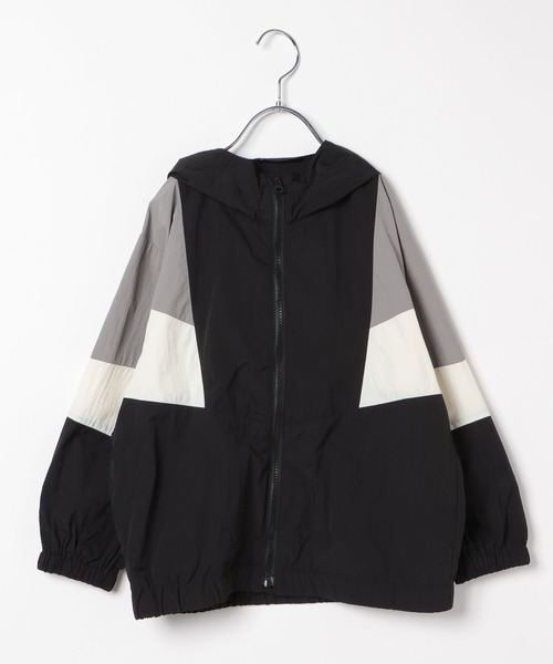 GLOBAL WORK(グローバルワーク)の「洗える撥水切り替えパーカー/995350(ナイロンジャケット・キッズ・ブラック×グレー/ブラック×ブルー・120cm/130cm/140cm/150cm/160cm/170cm)」の14枚目の写真
