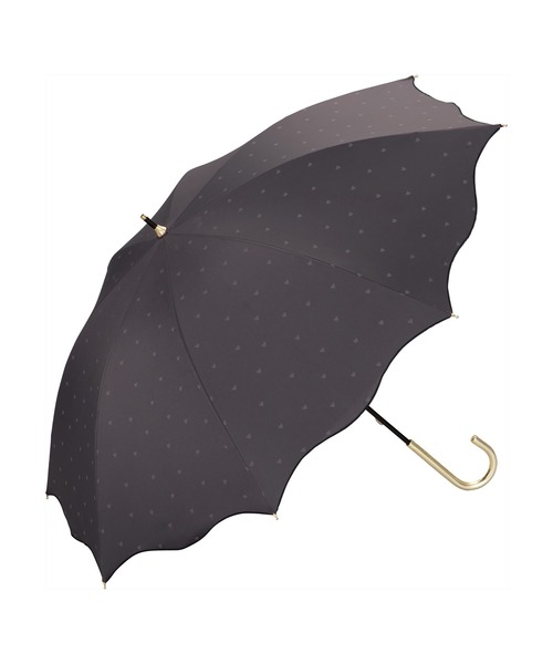 Wpc.（ダブリュピーシー）の「遮光ハートメロウ（長傘・レディース・チャコール/ピンク/オフホワイト・FREE）」の6枚目の写真