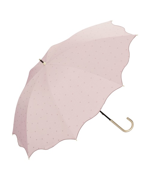 Wpc.（ダブリュピーシー）の「遮光ハートメロウ（長傘・レディース・チャコール/ピンク/オフホワイト・FREE）」の9枚目の写真