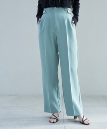 YECCA VECCA | サイドベルテッドハイウエストパンツ(その他パンツ)