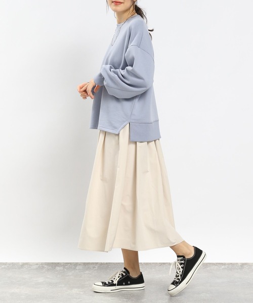 GLOBAL WORK Smile Seed Store(グローバルワーク スマイルシードストア)の「撥水UVボリュームスカート/994481(スカート・レディース・ベージュ/カーキ/ブラック/アイボリー・MEDIUM/SMALL/LARGE/X-LARGE)」の9枚目の写真