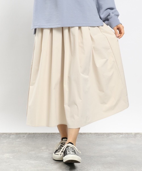 GLOBAL WORK Smile Seed Store(グローバルワーク スマイルシードストア)の「撥水UVボリュームスカート/994481(スカート・レディース・ベージュ/カーキ/ブラック/アイボリー・MEDIUM/SMALL/LARGE/X-LARGE)」の7枚目の写真