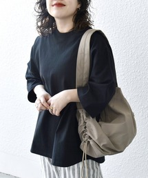 SHIPS any: COTTON USA ドルマン サイド ポケット Tシャツ 24SS◇