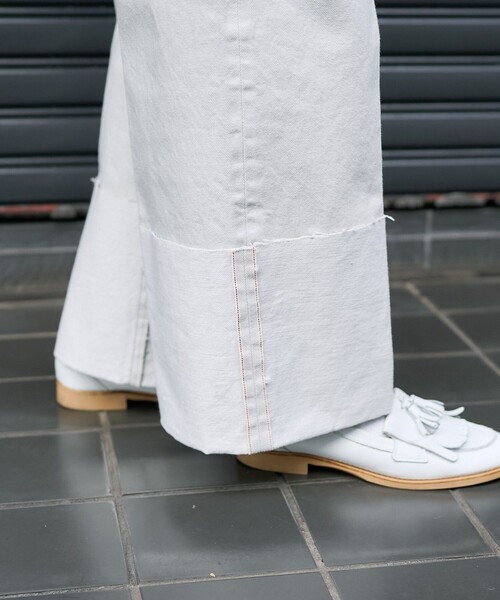 CIMARRON JEANS × FREAK’S STORE ロールアップデニム セール】ロールアップ ワイドデニム（デニムパンツ）｜FREAK'S