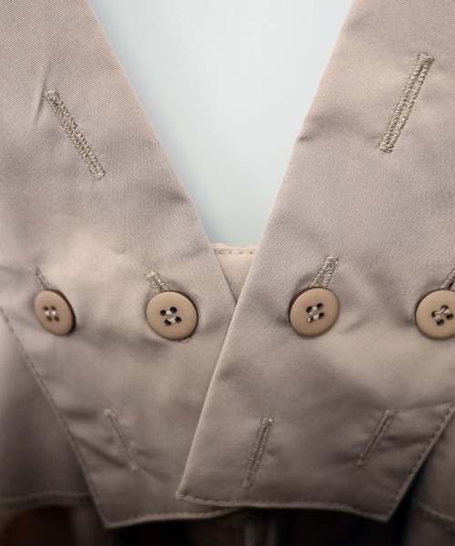 STYLEBLOCK(スタイルブロック)の「Eオックスハイウエストサロペット(サロペット/オーバーオール・レディース・ベージュ/グレー/ブラック・M)」の6枚目の写真