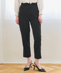 裾スリットジョーゼットテーパードパンツ[セットアップ対応]