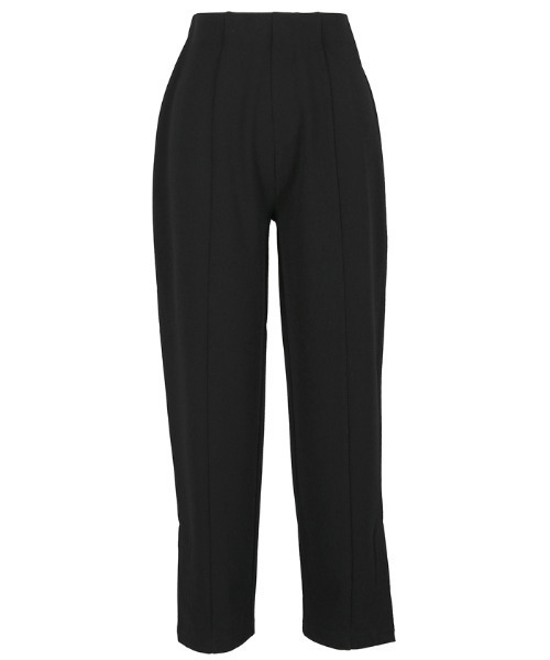 coca（coca）（コカ）の「裾スリットジョーゼットテーパードパンツ[セットアップ対応]（スラックス・レディース・ブラック/グレイッシュベージュ・L/M）」の3枚目の写真