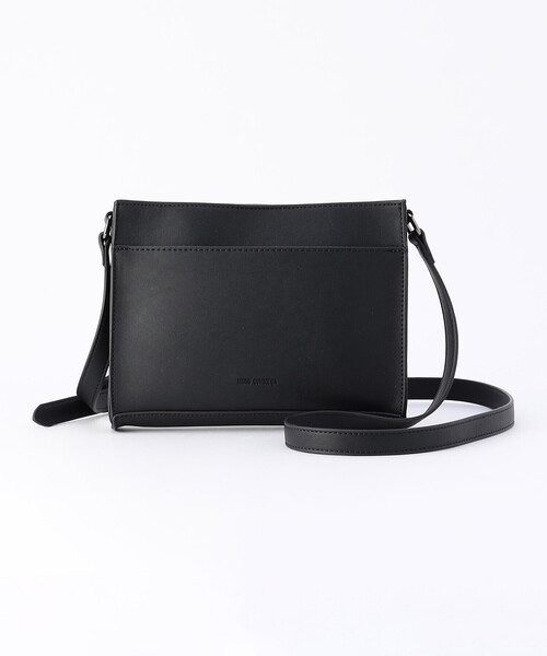 MONO　COMME CA（モノコムサ）の「スクエアショルダー（ショルダーバッグ・レディース・モカ/ライトグレー/ブラック・FREE）」の7枚目の写真