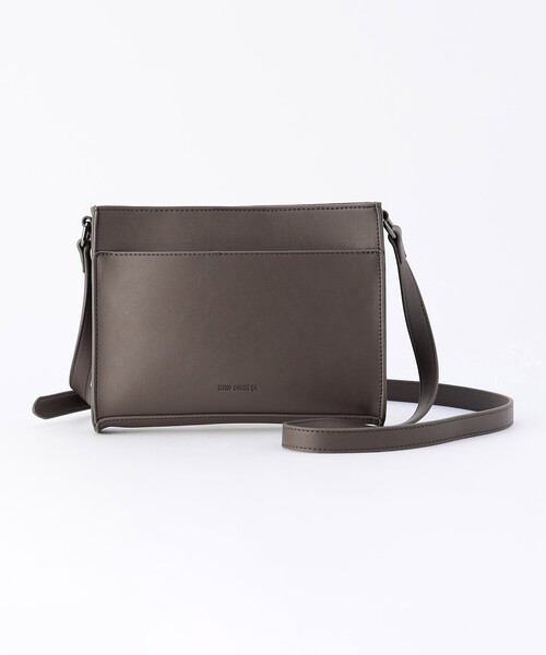 MONO　COMME CA（モノコムサ）の「スクエアショルダー（ショルダーバッグ・レディース・モカ/ライトグレー/ブラック・FREE）」の9枚目の写真