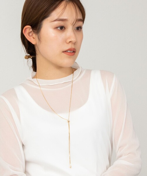 NOLLEY’S Sophi(ノーリーズソフィ)の「スライドネックレス(ネックレス・レディース・シルバー/ゴールド・FREE)」の7枚目の写真