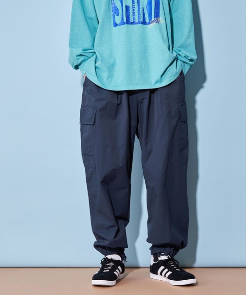 CITEN(シテン)の「<CITEN>ワイド カーゴ パンツ(カーゴパンツ・メンズ・ブラック/ベージュ/ネイビー・M/L)」の3枚目の写真