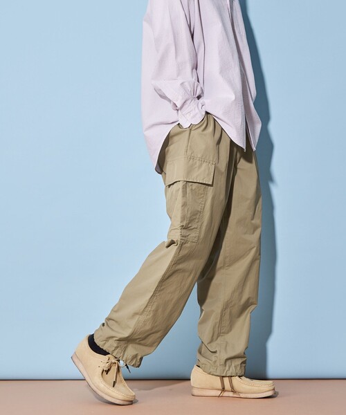 CITEN(シテン)の「<CITEN>ワイド カーゴ パンツ(カーゴパンツ・メンズ・ブラック/ベージュ/ネイビー・M/L)」の6枚目の写真