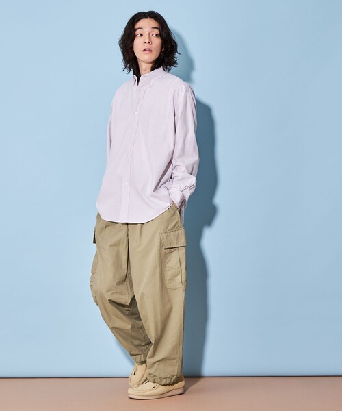 CITEN(シテン)の「<CITEN>ワイド カーゴ パンツ(カーゴパンツ・メンズ・ブラック/ベージュ/ネイビー・M/L)」の8枚目の写真