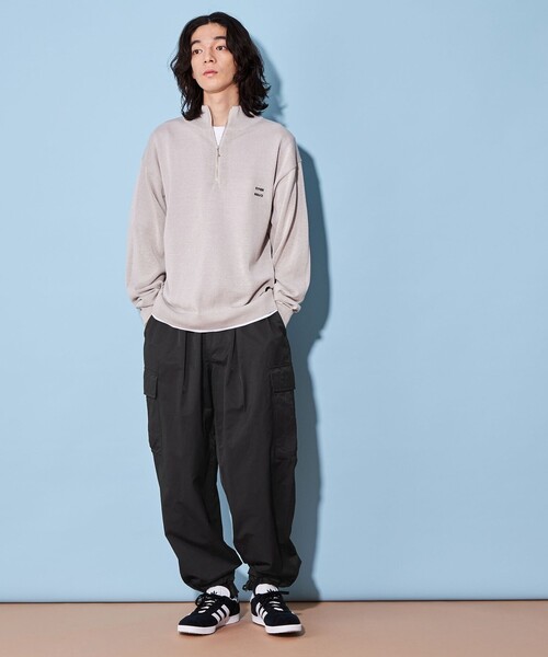 CITEN(シテン)の「<CITEN>ワイド カーゴ パンツ(カーゴパンツ・メンズ・ブラック/ベージュ/ネイビー・M/L)」の10枚目の写真