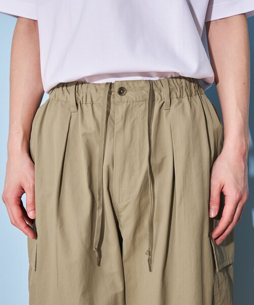 CITEN(シテン)の「<CITEN>ワイド カーゴ パンツ(カーゴパンツ・メンズ・ブラック/ベージュ/ネイビー・M/L)」の16枚目の写真
