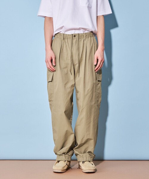 CITEN(シテン)の「<CITEN>ワイド カーゴ パンツ(カーゴパンツ・メンズ・ブラック/ベージュ/ネイビー・M/L)」の21枚目の写真