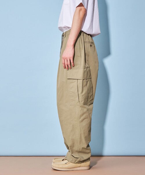 CITEN(シテン)の「<CITEN>ワイド カーゴ パンツ(カーゴパンツ・メンズ・ブラック/ベージュ/ネイビー・M/L)」の22枚目の写真