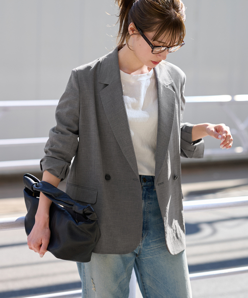 美品　FRAMeWORK 撥水強撚ポリエステルジャケット FRAMeWORK（フレームワーク）の「撥水強撚ポリエステル