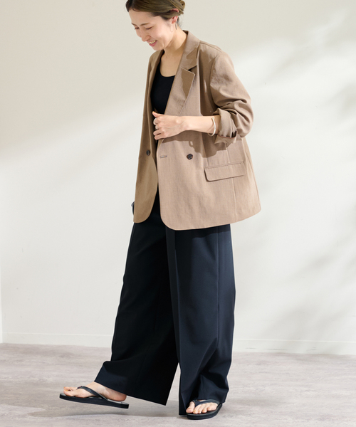 セール】撥水強撚ポリエステルジャケット（テーラードジャケット